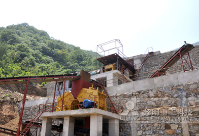 时产400吨碳酸钙石料生产线