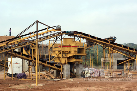 四川砂石生产线案例现场